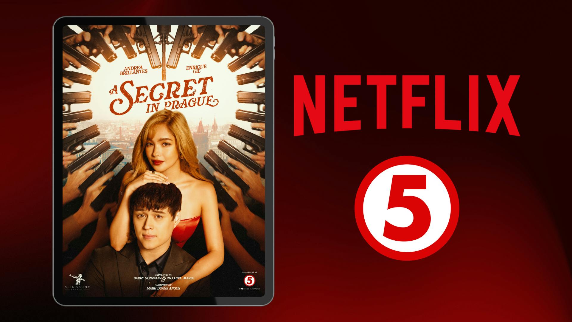TV5 Marks Major Milestone With Netflix Partnership For ‘A Secret In Prague’ Starring Enrique Gil And Andrea Brillantes